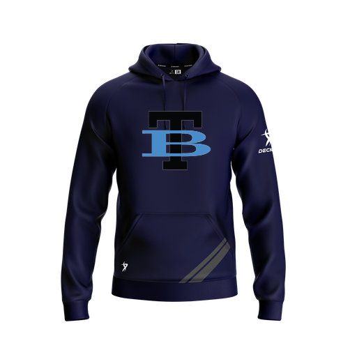 [FOLHSMNV-YXS-LOGO1] Decker Summit Hoodie (Youth XS, Navy, Logo 1)