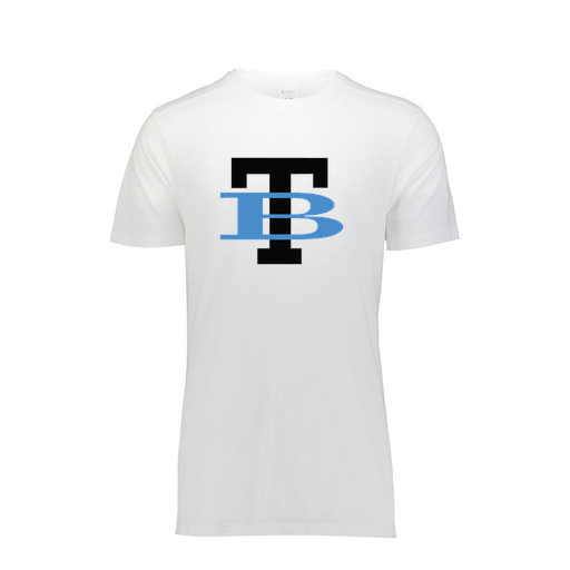 [FTSCUBWH-AS-LOGO1] Decker Men's Tri-Blend T-Shirt - Short Sleeve (Adult S, White, Logo 1)