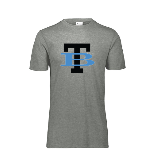 [FTSCUBGY-YS-LOGO1] Decker Youth Tri-Blend T-Shirt - Short Sleeve (Youth S, Gray, Logo 1)