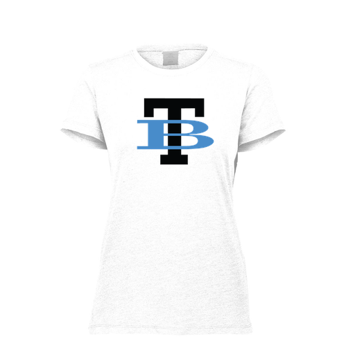 [FTSCUBWH-FAXS-LOGO1] Decker Women's Tri-Blend T-Shirt - Short Sleeve (Female Adult XS, White, Logo 1)